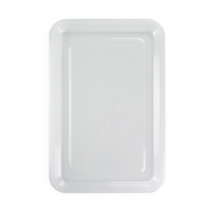 Plastic Tray RPET Transparent 46x30cm (50 Units) 