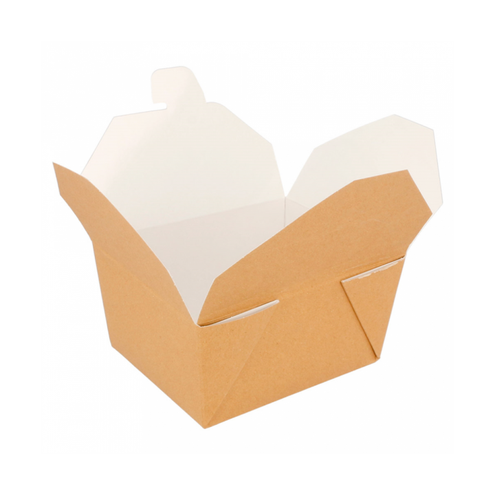 Paper Take-out Container "American" Natural 19,7x14x9cm 2880ml (40 Units) 