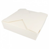 Paper Take-out Container "American" White 21,7x21,7x6cm 2910ml (35 Units) 