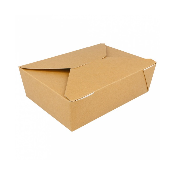 Paper Take-out Container "American" Natural 19,7x14x6,4cm 1980ml (50 Units) 