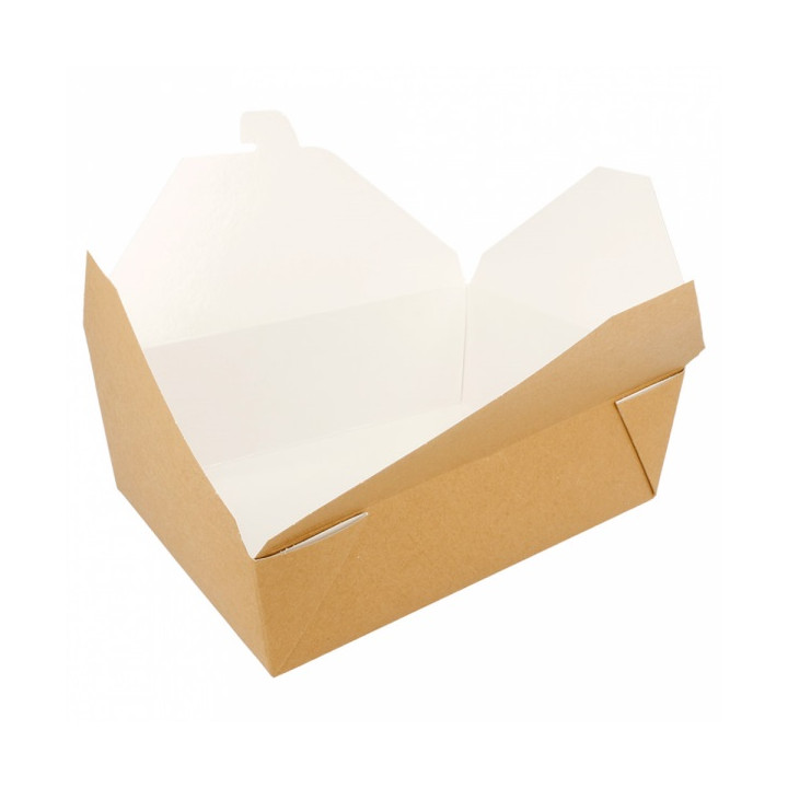 Paper Take-out Container "American" Natural 19,7x14x6,4cm 1980ml (50 Units) 