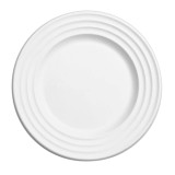 Sugarcane Plate Premium Wave White Ø26cm (50 Units) 