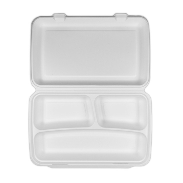 Sugarcane "MenuBox" Container 3C 38x48,3x6,15cm (50 Units) 