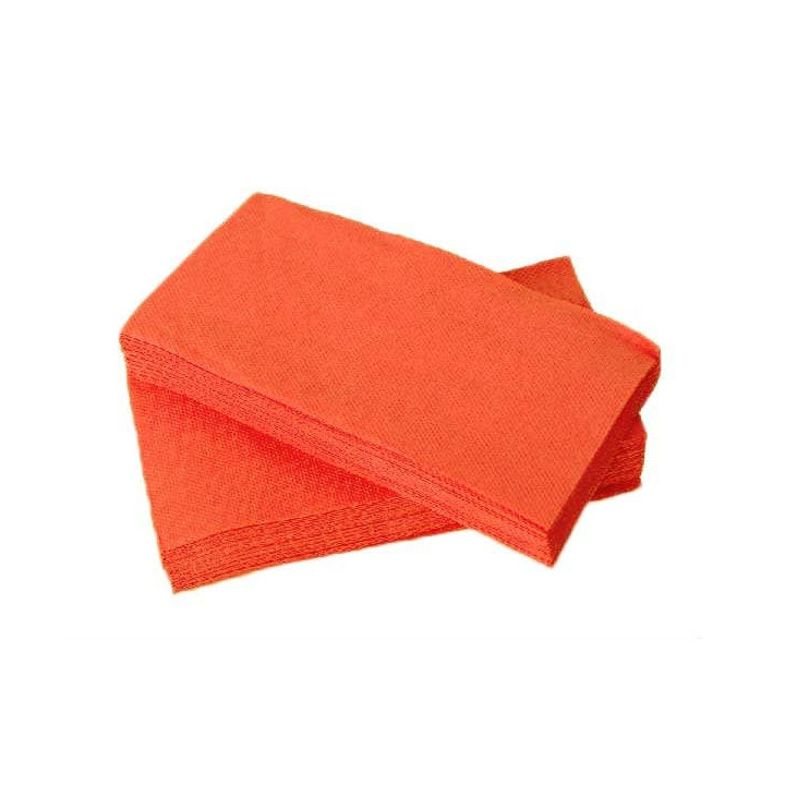 Paper Napkin Double Point Salmon 1/8 40x40cm (50 Units) 