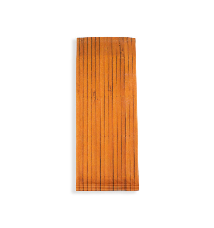 Paper Cutlery Envelopes with Napkin "Bamboo" (125 Units)