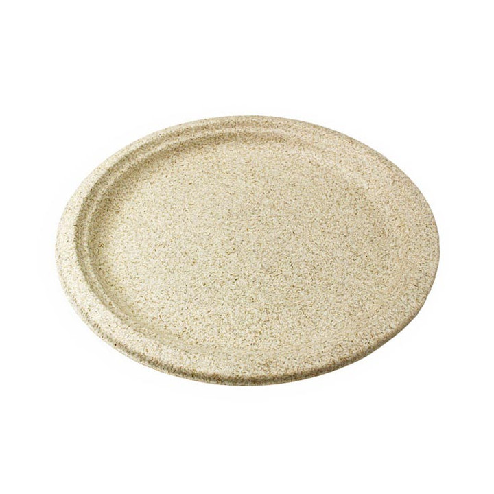 Wheat Straw Plate Natural Ø26 cm (800 Units)