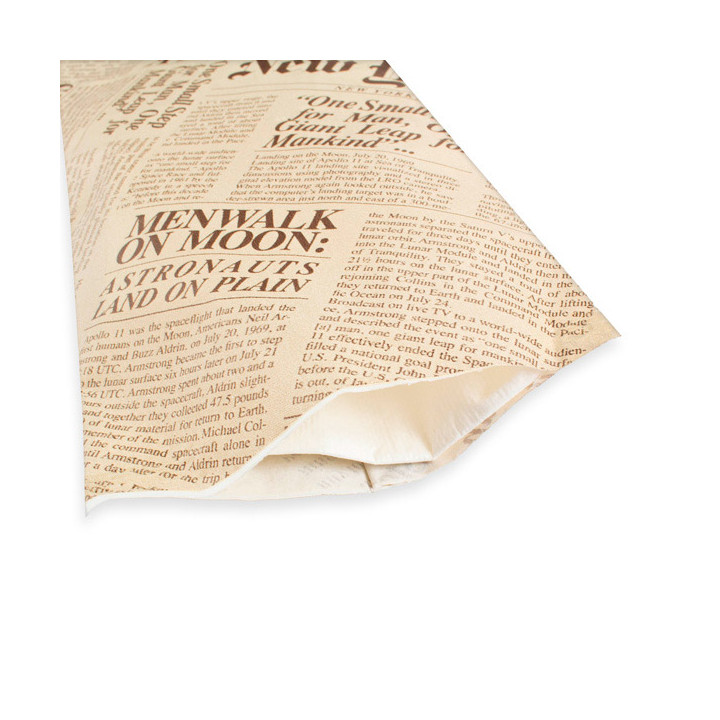 Paper Cutlery Envelopes with Napkin "New York Times" (125 Units)