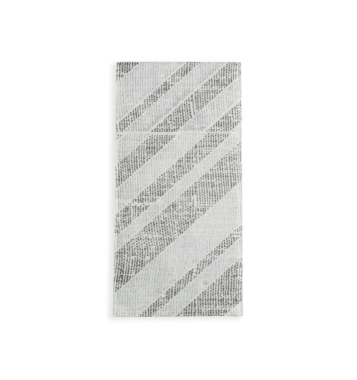 Pocket Fold Paper Napkins Barlovento Black 40x40cm (30 Units) 