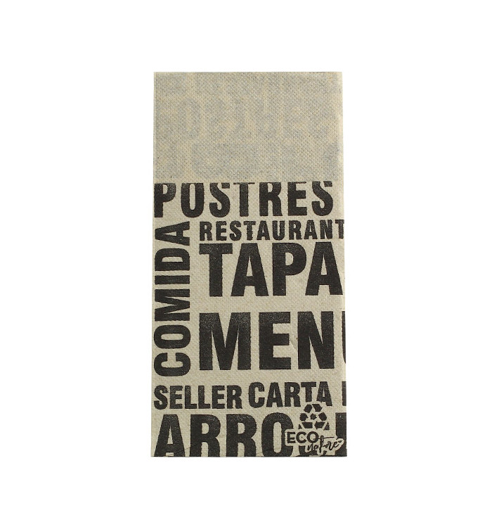 Pocket Fold Paper Napkins Gourmet 40x40cm (30 Units) 