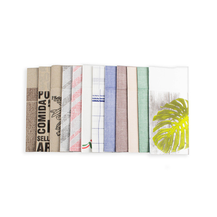Pocket Fold Paper Napkins Barlovento Black 40x40cm (960 Units) 