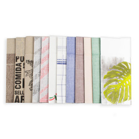 Pocket Fold Paper Napkins Cow Boys Cream 40x40cm (960 Units) 