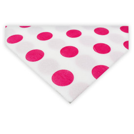 Paper Napkin Double Point "Polkadots Fuchsia" 40x40cm (50 Units) 