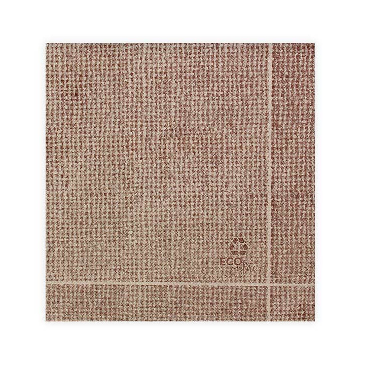 Paper Napkin Double Point "Burlap" Kraft 40x40cm (50 Units) 