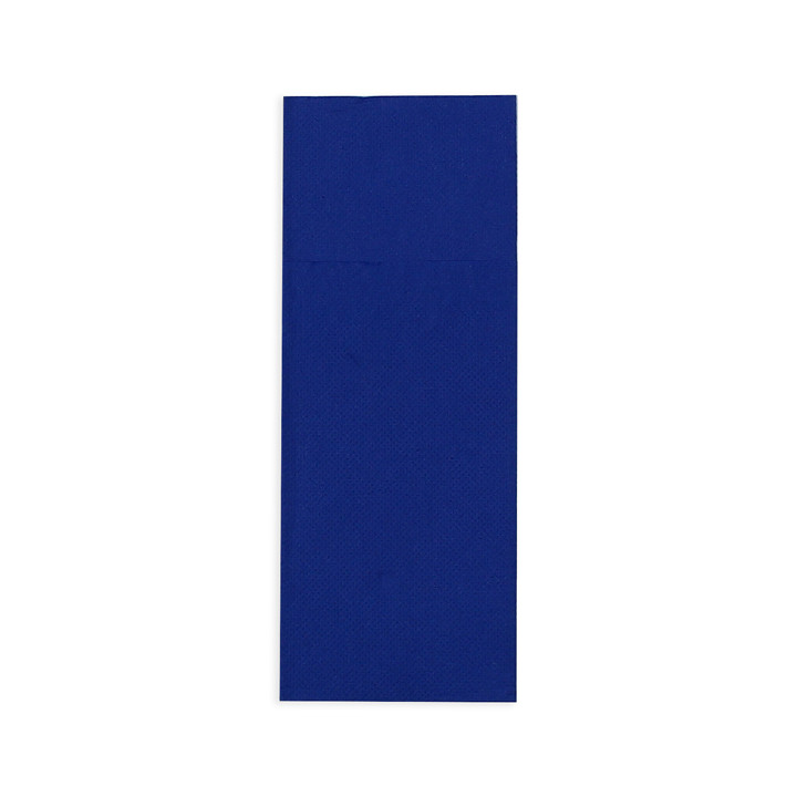 Pocket Fold Paper Napkins Blue 30x40cm (1200 Units)