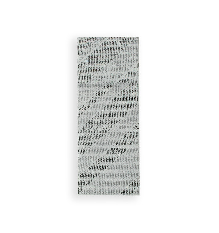 Pocket Fold Paper Napkins Barlovento Black 30x40cm (30 Units) 