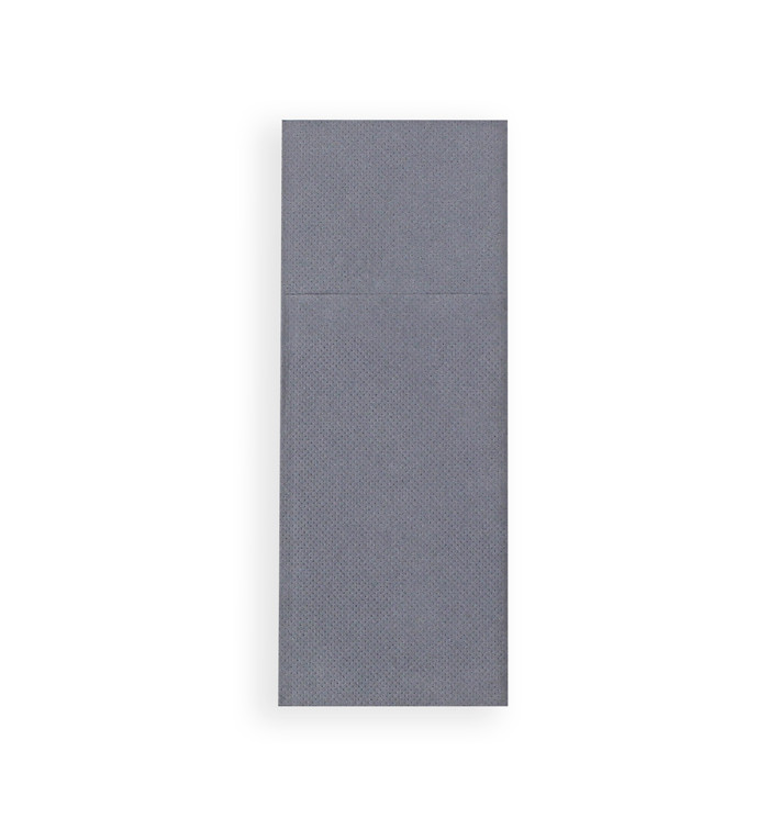 Pocket Fold Paper Napkins Grey 30x40cm (1200 Units)