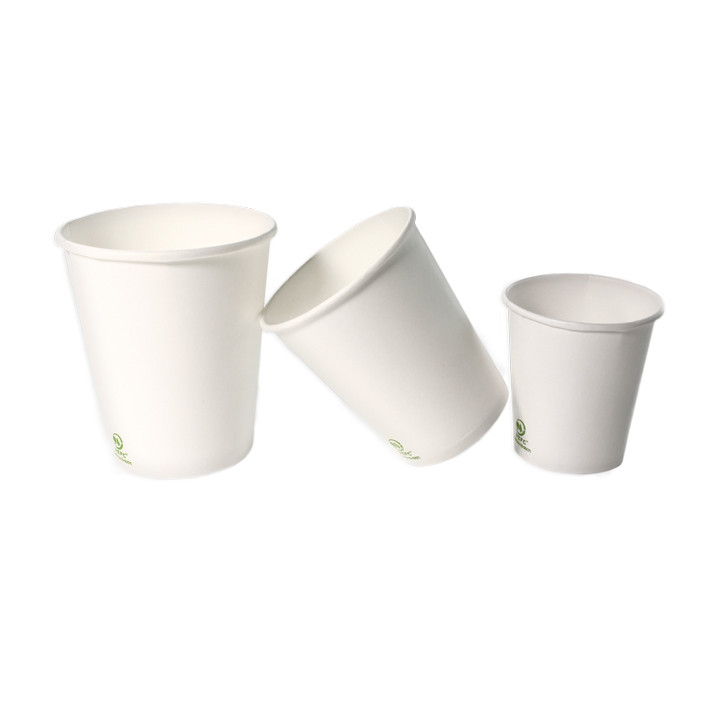 Paper Cup White 9 Oz/280ml Ø8,0cm (50 Units) 