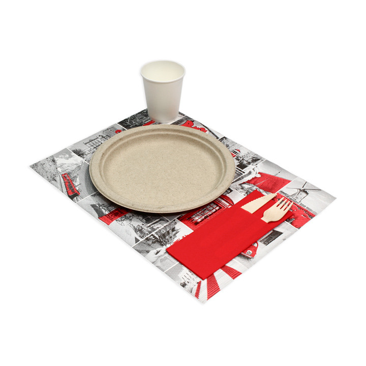 Paper Placemats 30x40cm "Europe" 50g (2500 Units)