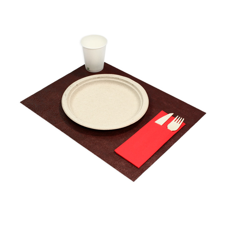 Non-Woven PLUS Placemat Brown 30x40cm (400 Units) 