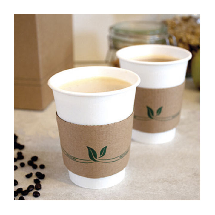 Paper Cup Sleeve Corrugated 12 / 20 Oz (1000 Units)