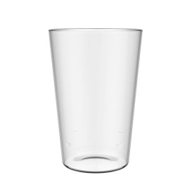Plastic Pint Glass PS Reusable 420ml (75 Units)