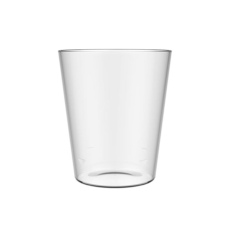 Plastic Pint Glass PS Reusable 340ml (8 Units) 