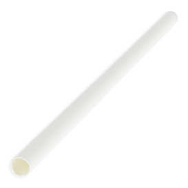 Paper Straw Straight White Ø0,6cm 14,5cm (500 Units) 