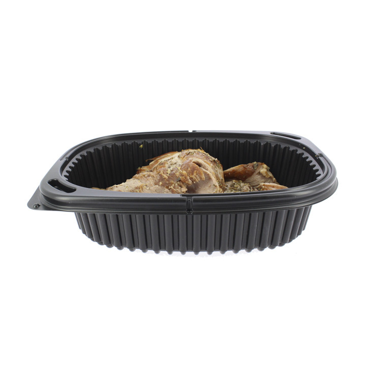 Plastic Container PP Rectangular Shape 400ml 19x14x3,2cm (40 Units) 