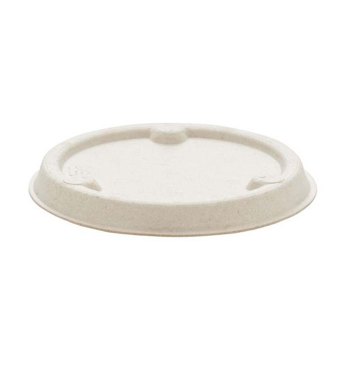 Sucarcane Lid Container 60ml Natural Ø6,0cm (100 Units)
