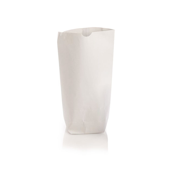 Paper Bag with Hexagonal Base White 19x26cm (50 Units)