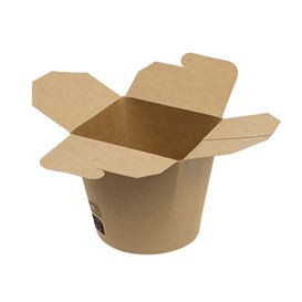 Paper Take-Out Container 100% ECO Kraft 26Oz/780ml (500 Units)