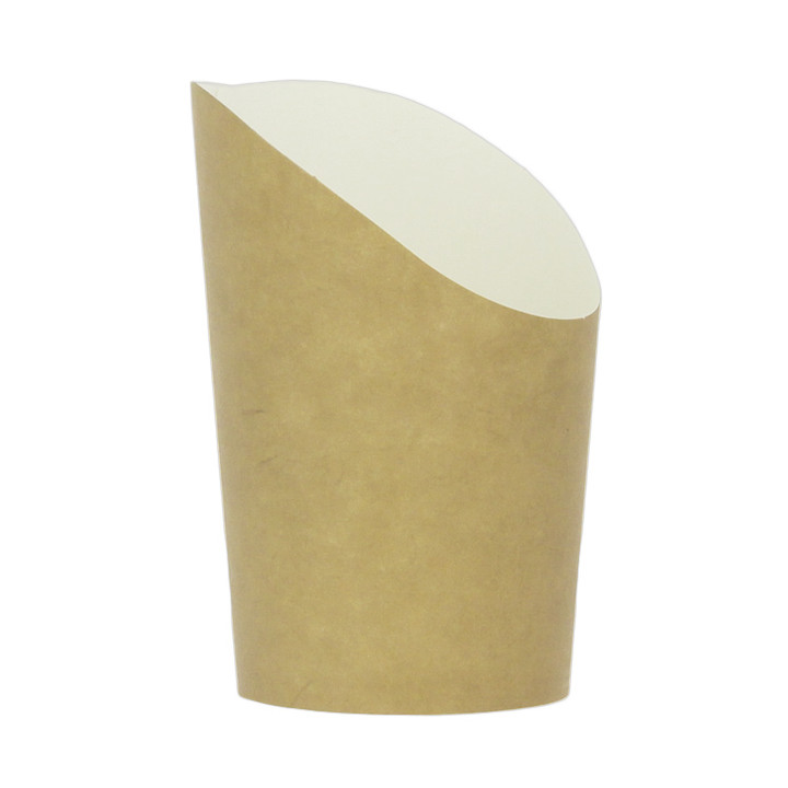 Paper Container Kraft Effect Anti-Grease Medium Cup (55 Units)