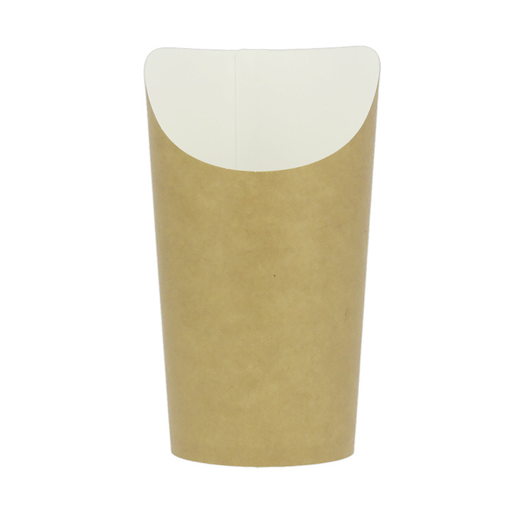 Paper Container Kraft Effect Anti-Grease Large Cup (55 Units)