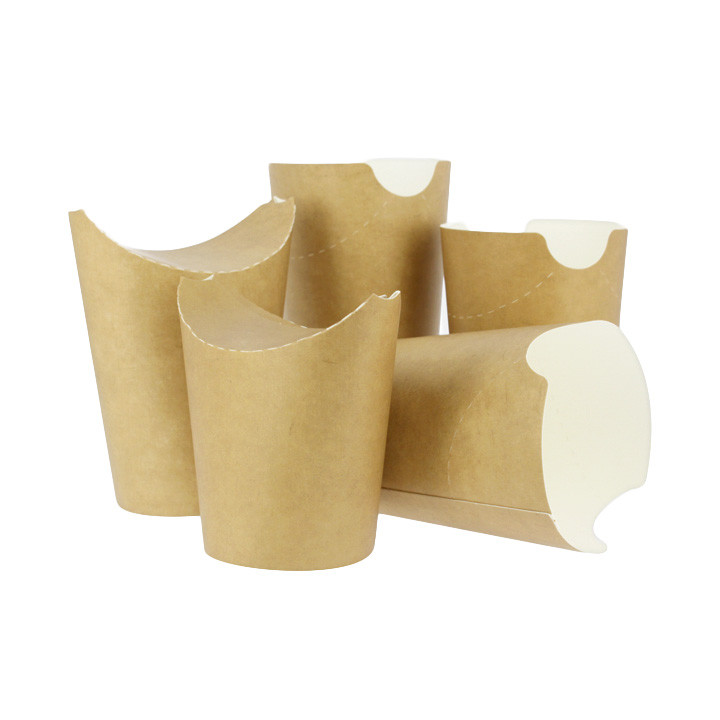 Paper Container Kraft Effect Anti-Grease 14Oz/420ml (50 Units)