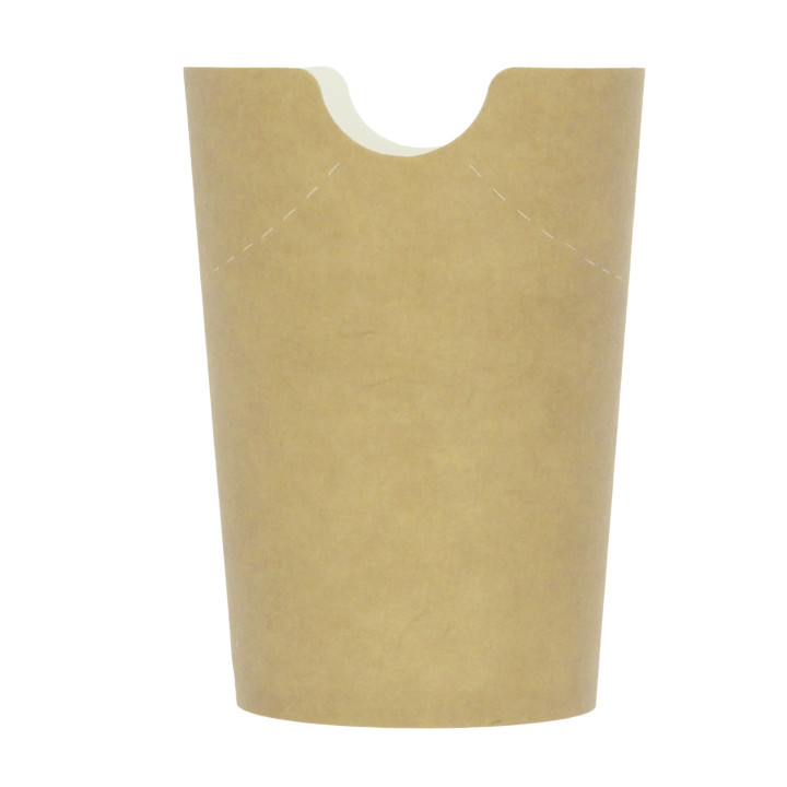 Paper Container Kraft Effect Anti-Grease 14Oz/420ml (1000 Units)