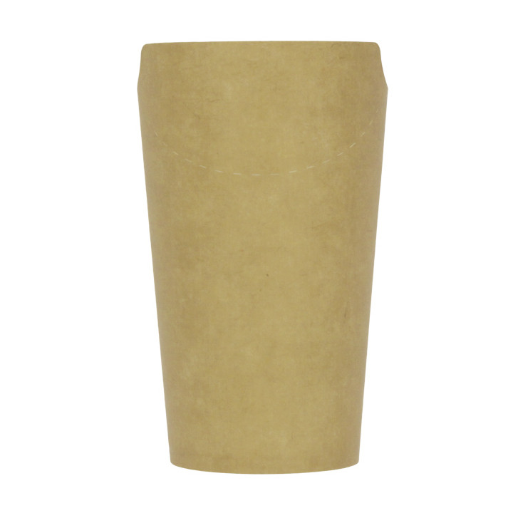 Paper Container Kraft Effect Anti-Grease 16Oz/480ml (50 Units)