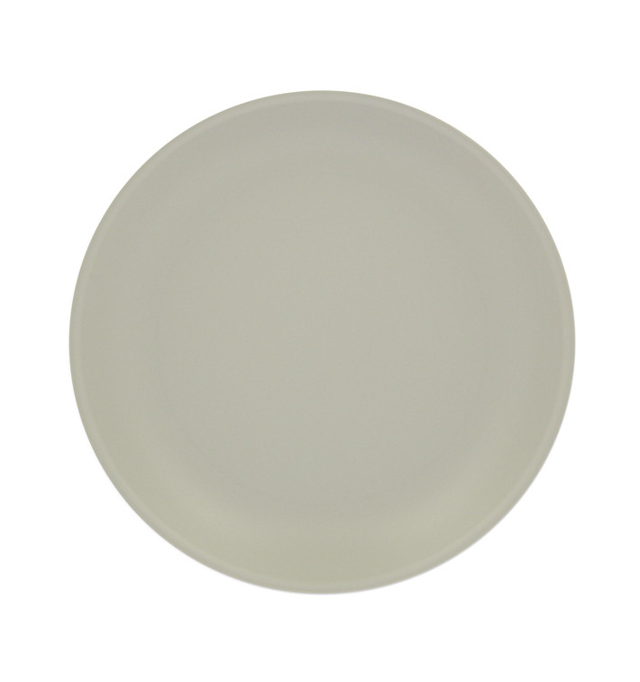 Reusable Plate Durable Mineral-Filled PP Grey Ø21cm (12 Units)