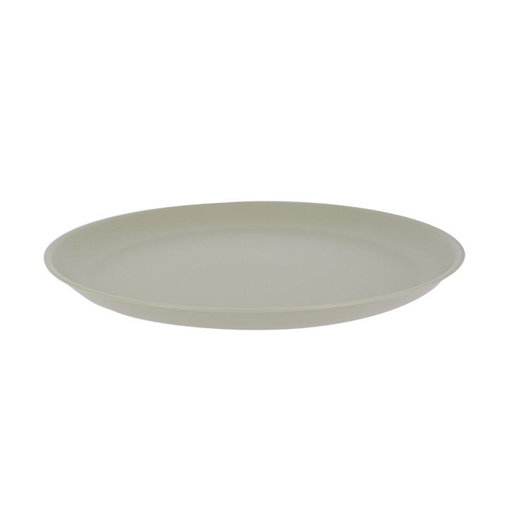 Reusable Plate Premium PP Mineral Grey Ø27,5cm (54 Units)