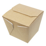 Paper Take-out Container Wok Kraft 950ml (25 Units)