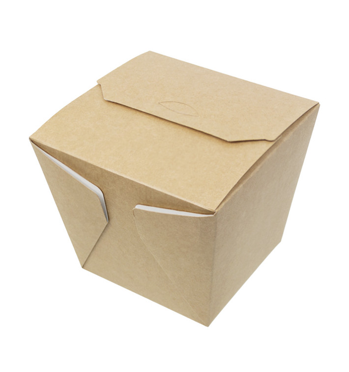 Paper Take-out Container Wok Kraft 950ml (25 Units)
