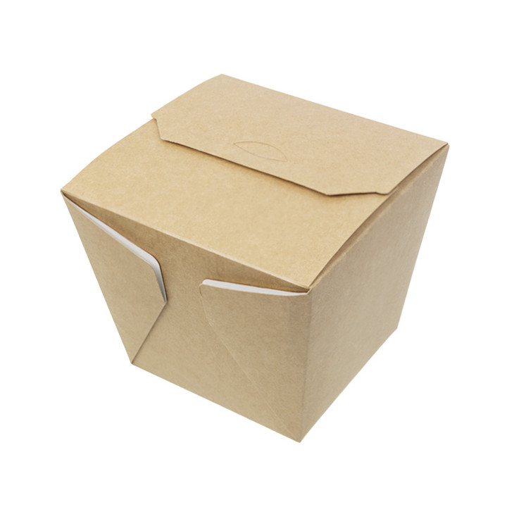 Paper Take-out Container Wok Kraft 780ml (20 Units)