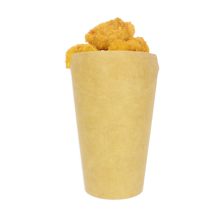 Paper Container Kraft Effect Anti-Grease 16Oz/480ml (1000 Units)