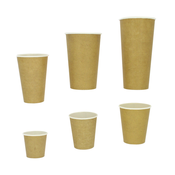 Paper Cup Kraft 100% ECO 22Oz/660ml Ø9cm (1000 Units)