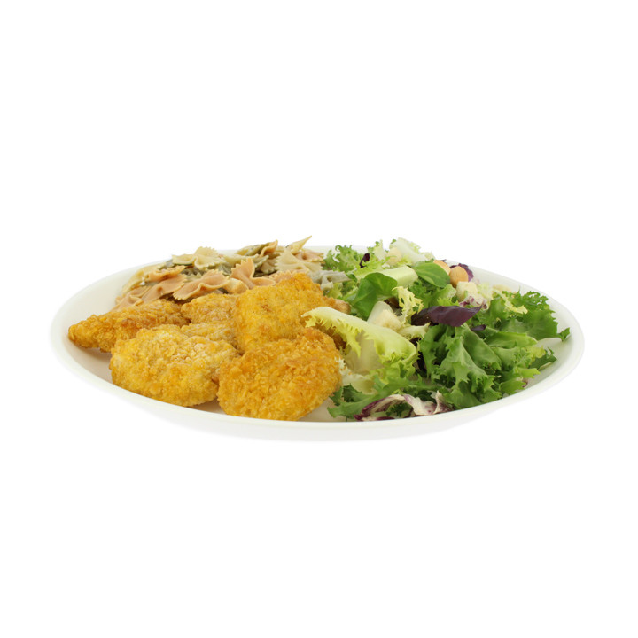 Reusable Plate Premium PP Mineral White Ø27,5cm (54 Units)
