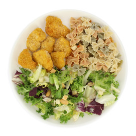 Reusable Plate Durable Mineral-Filled PP White Ø27,4cm (12 Units)