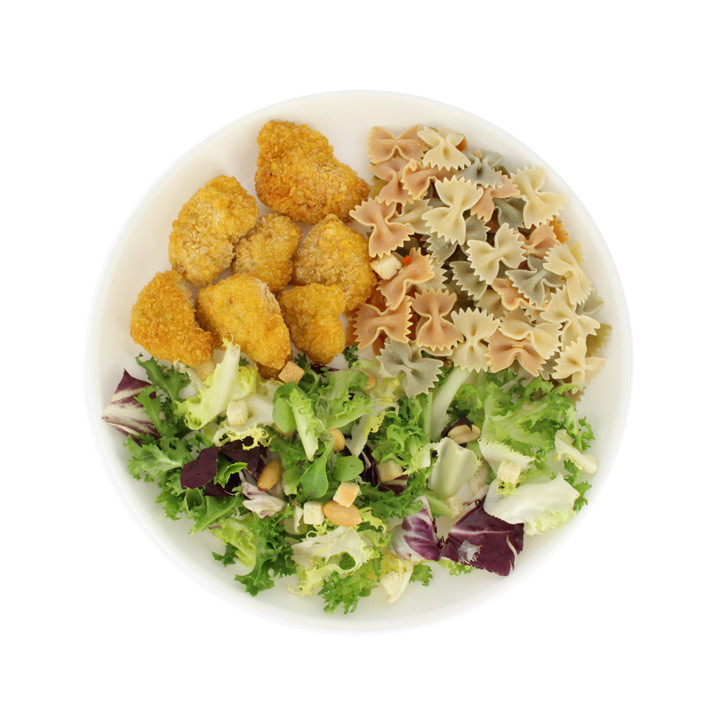 Reusable Plate Premium PP Mineral White Ø27,5cm (54 Units)