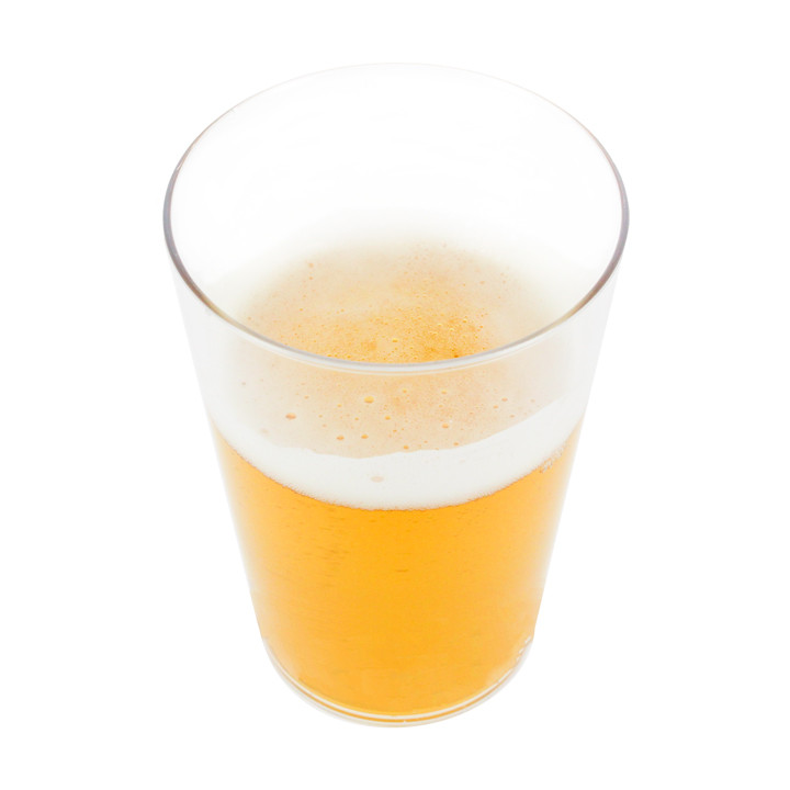 Plastic Pint Glass PS Reusable 340ml (8 Units) 