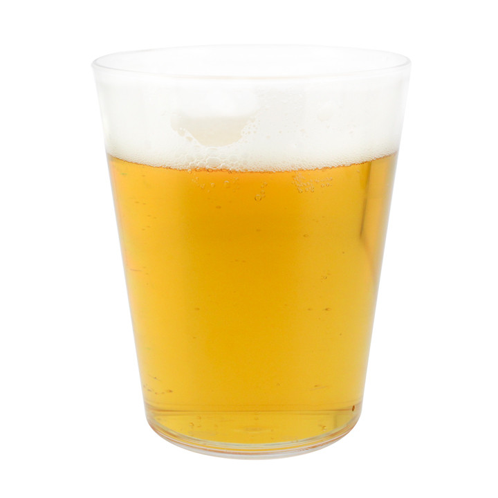 Plastic Pint Glass PS Reusable 420ml (75 Units)