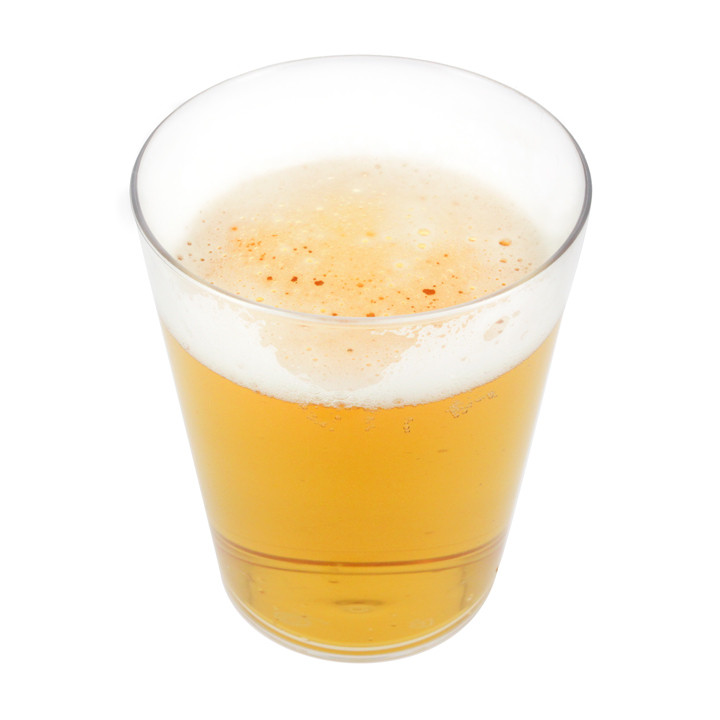 Plastic Pint Glass PS Reusable 420ml (5 Units) 