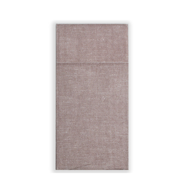 Pocket Fold Paper Napkins Cow Boys Brown 40x40cm (30 Units)